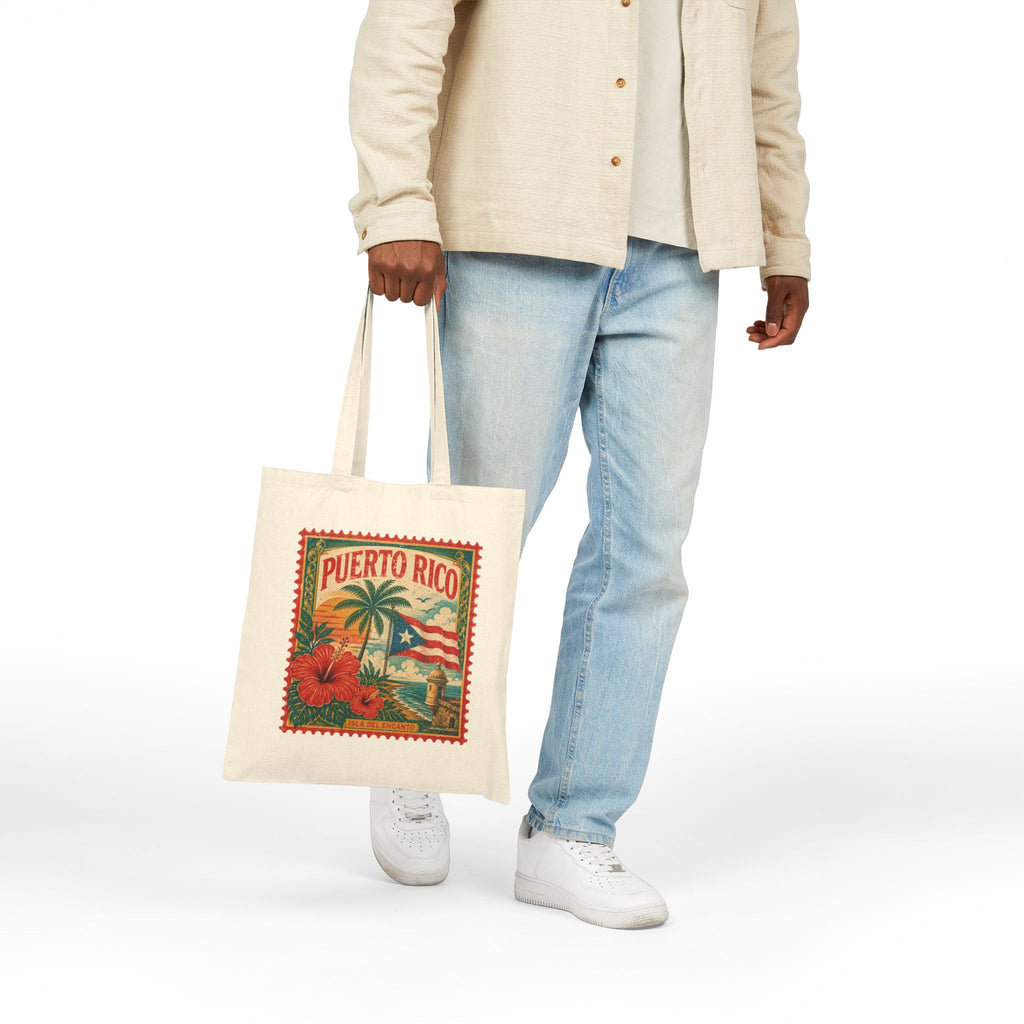 Puerto Rico Vintage Postcard Tote