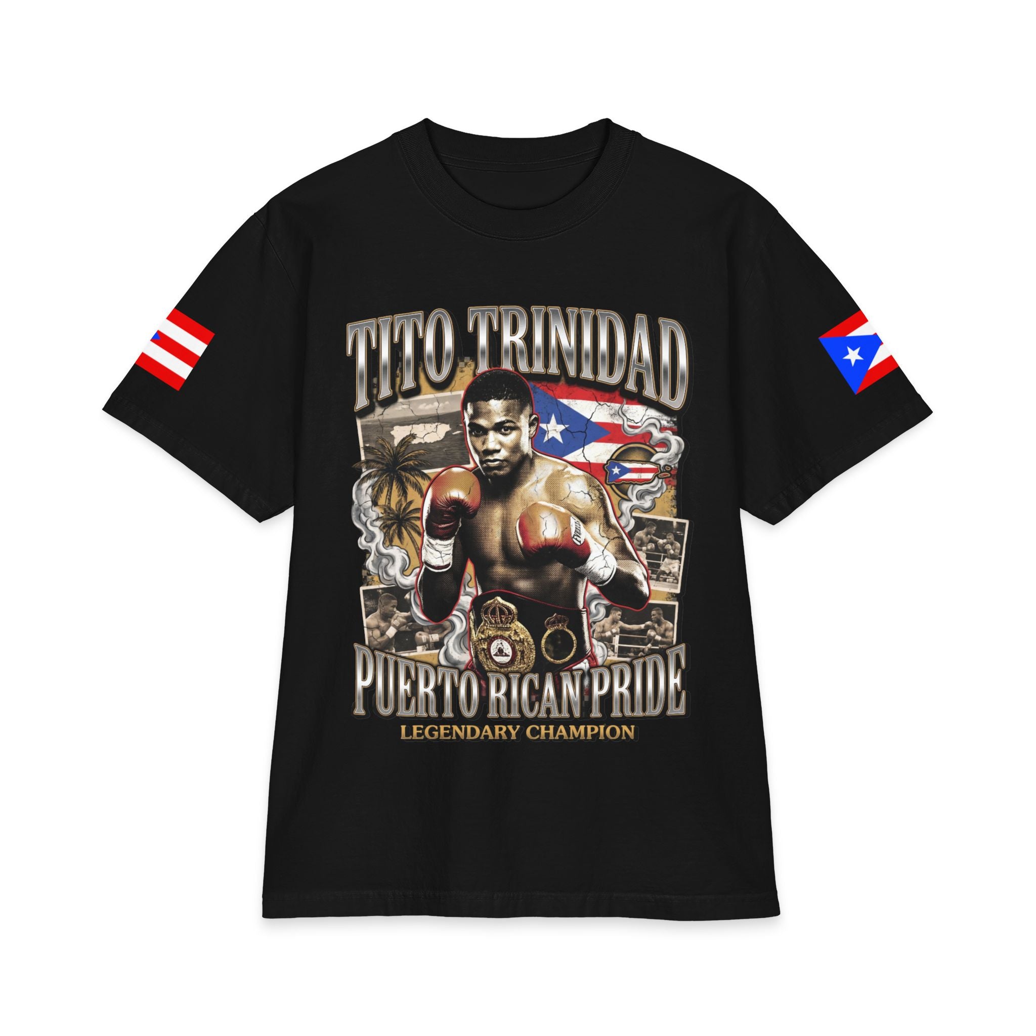 Tito Trinidad Puerto Rican Pride Boxing T-Shirt — Legendary Champion Tee