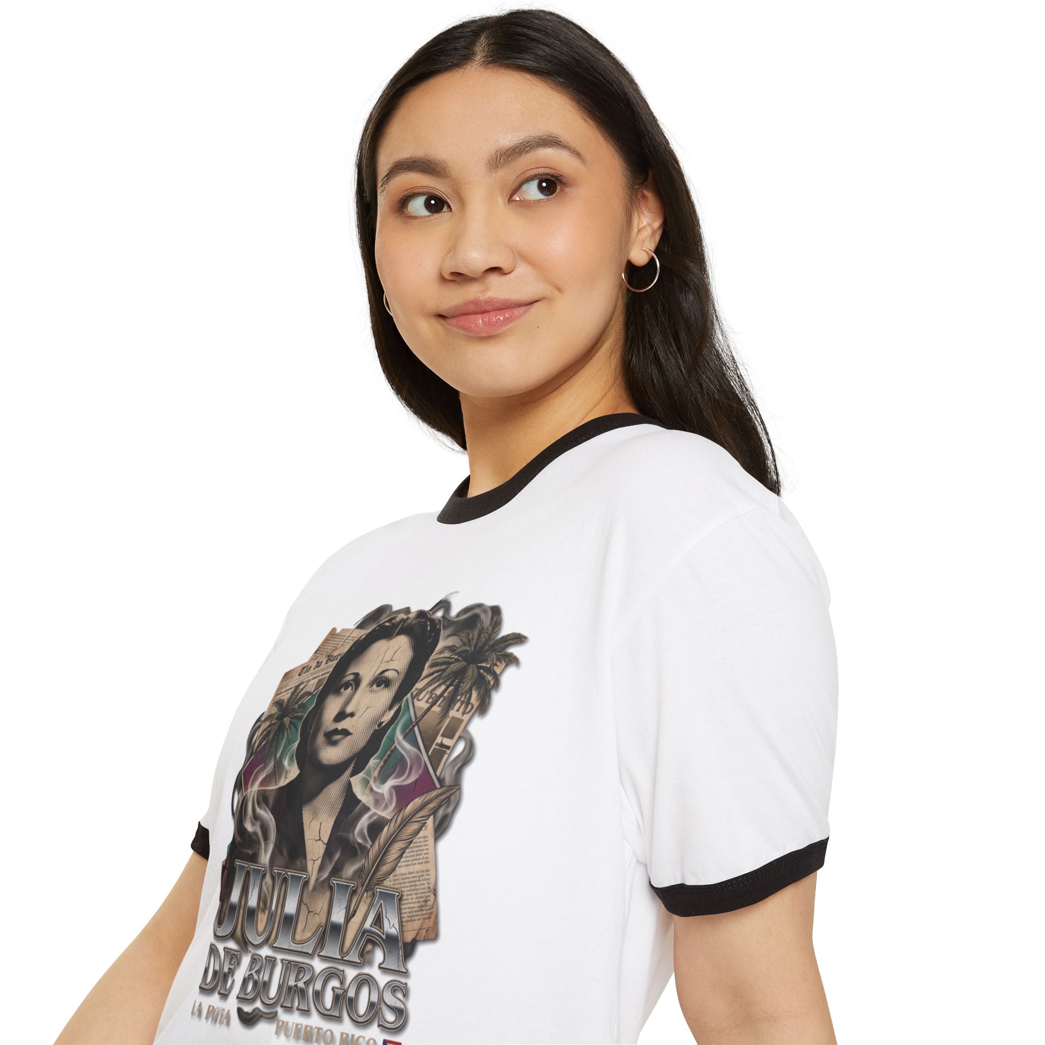Julia de Burgos Vintage Portrait T-Shirt