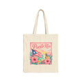 Puerto Rico Floral Tote Bag
