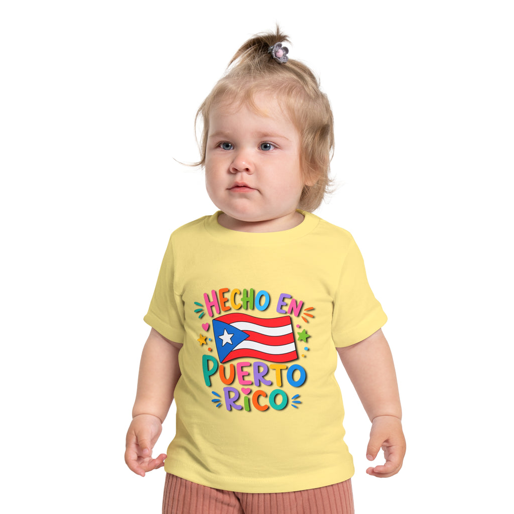 "Hecho en Puerto Rico" - Baby T-Shirt