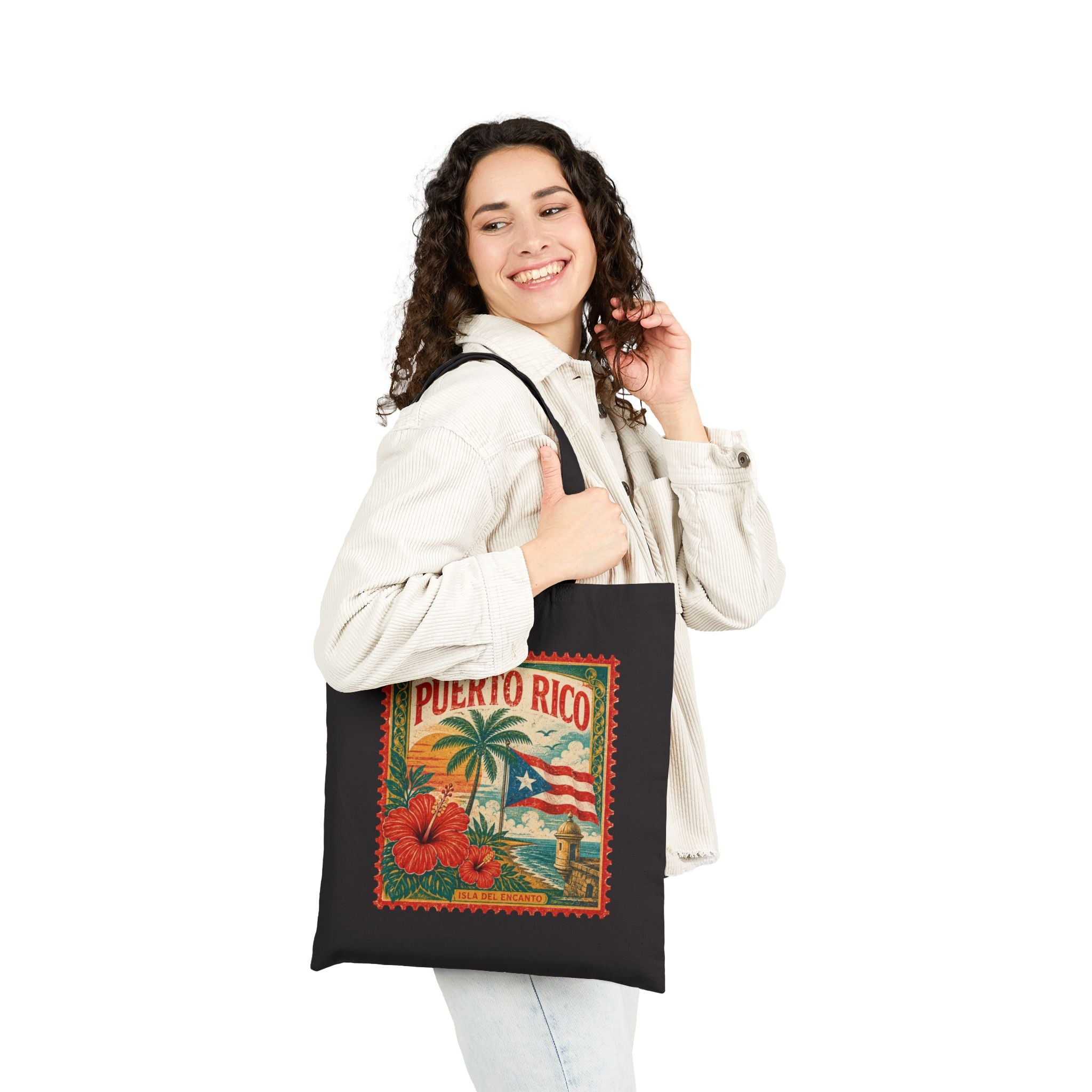 Puerto Rico Vintage Postcard Tote