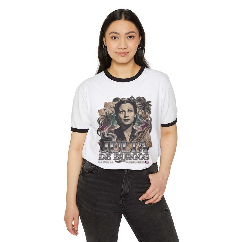 Julia de Burgos Vintage Portrait T-Shirt