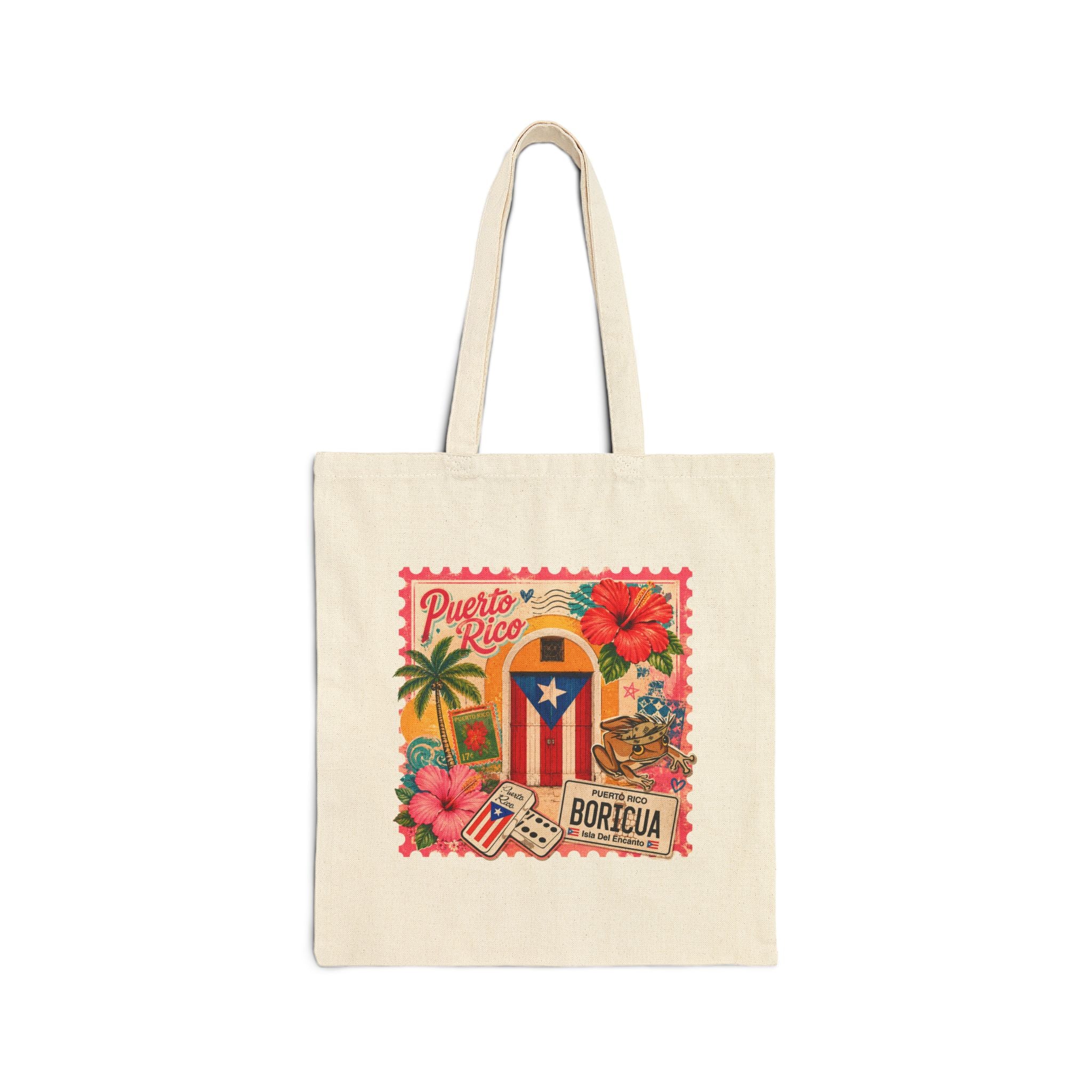 Boricua Postage Stamp Tote